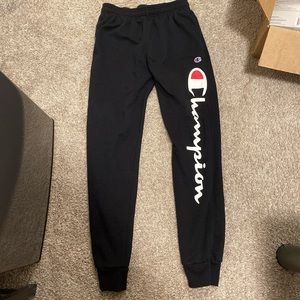 Black Champion Sweatpants